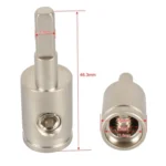 A5682 4 PCS Car Small Size Nickel-plated Brass 4GA to 8GA Audio Terminal Block with Screws - Image 6
