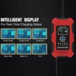 FOXSUR 10A 12V 7-segment Motorcycle / Car Smart Battery Charger - Image 7