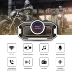 V9 Pro Motorcycle Helmet Bluetooth Walkie-talkie Support FM - Image 3