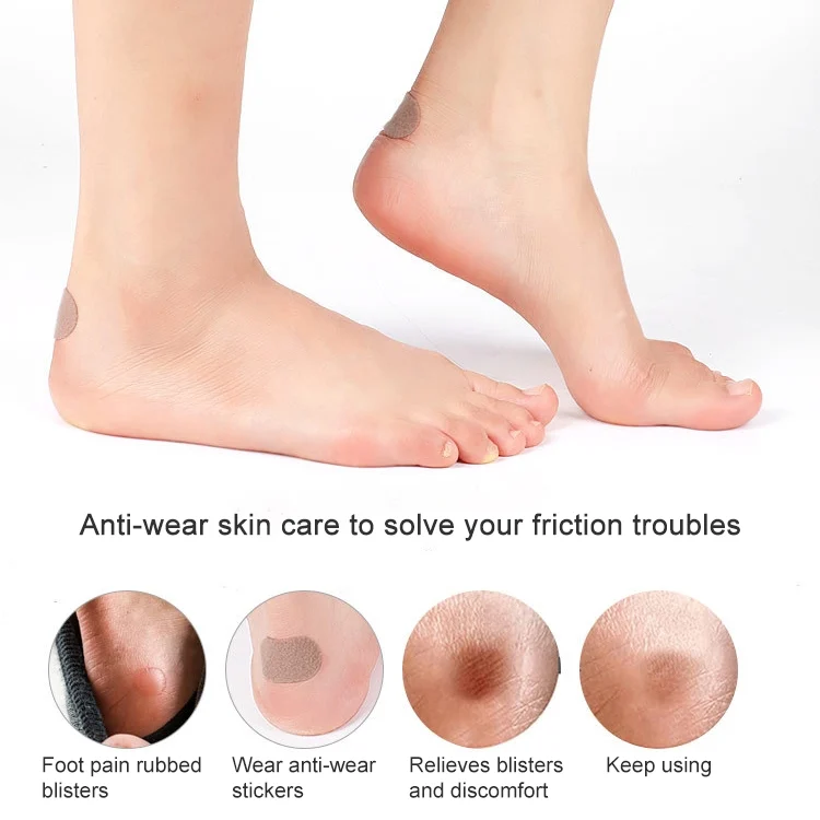 EDA002135301A_3.webp 10 PCS 011 Flannel Free Stickers Multifunctional Sweat-absorbent Breathable Wear-resistant Heel Protector, Size: 3 x 2.1cm - Image 4