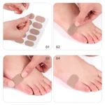 10 PCS 011 Flannel Free Stickers Multifunctional Sweat-absorbent Breathable Wear-resistant Heel Protector, Size: 3 x 2.1cm - Image 7