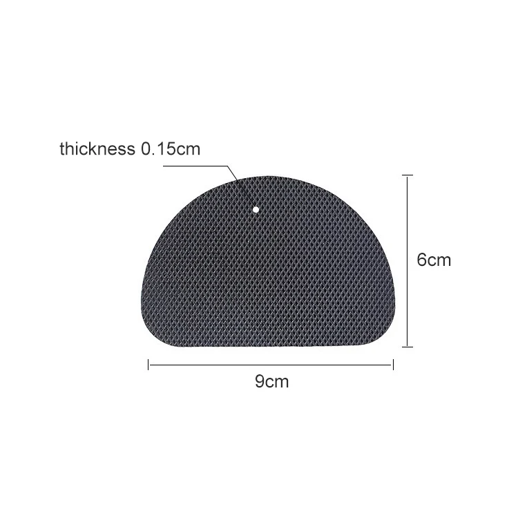 EDA002137101A_2.webp 10 PCS 020 Wear-resistant Non-slip Rubber Shoe Bottom Sticker Pads High Heels Forefoot Anti-skid Pad - Image 3