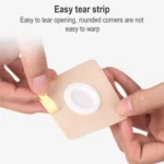 100 PCS 042 Spunlace Non-woven Stickers Anti-osmosis Three-volt Belly Button Plaster - Image 6