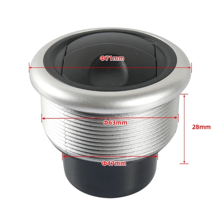 EDA002230701_4.webp 71mm RV Universal Air-conditioning Outlet, Hole Size: 63mm - Image 5