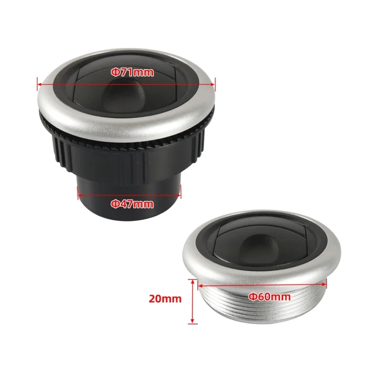 EDA002230801_4.webp 71mm RV Universal Air-conditioning Outlet, Hole Size: 60mm - Image 5