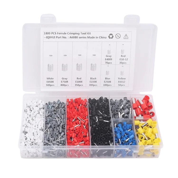 1800 in 1 Needle-shaped Tubular Cold-pressed Terminal