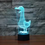 Black Base Creative 3D LED Decorative Night Light