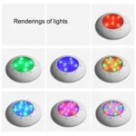 ABS Plastic Swimming Pool Wall Lamp Underwater Light - Image 9