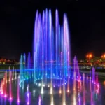 Landscape Colorful Color Changing Ring LED Aluminum Alloy Underwater Fountain Light - Image 8
