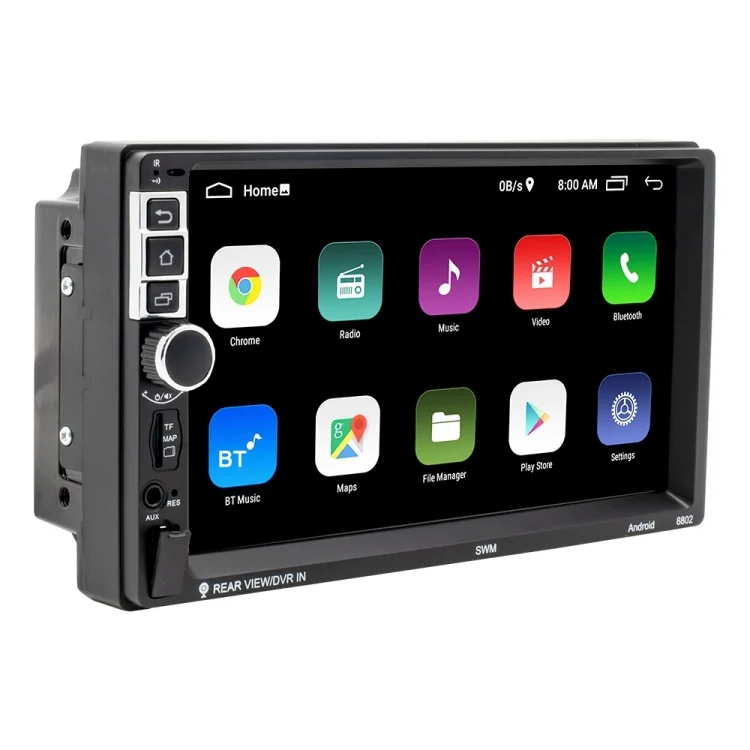 EDA0023320.webp S-8802C 7 inch IPS Screen Car Android Player GPS Navigation Bluetooth Touch FM Radio CarPlay, Support Mirror Link & FM & WIFI & Steering Wheel Control - Image 1