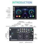 S-8802C 7 inch IPS Screen Car Android Player GPS Navigation Bluetooth Touch FM Radio CarPlay, Support Mirror Link & FM & WIFI & Steering Wheel Control - Image 10