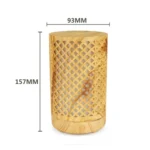 200ml Hollow-out Forest Pattern Wooden Essential Oil Aromatherapy Machine Ultrasonic Humidifier - Image 3