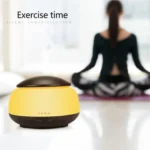 Wood Grain Humidifier Air Purifier Ultrasonic Atomization Household Aromatherapy Machine with Colorful LED Light - Image 11