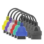 6-color OBD ECU Scan Adapter Cable Bundle for Fiat - Image 4