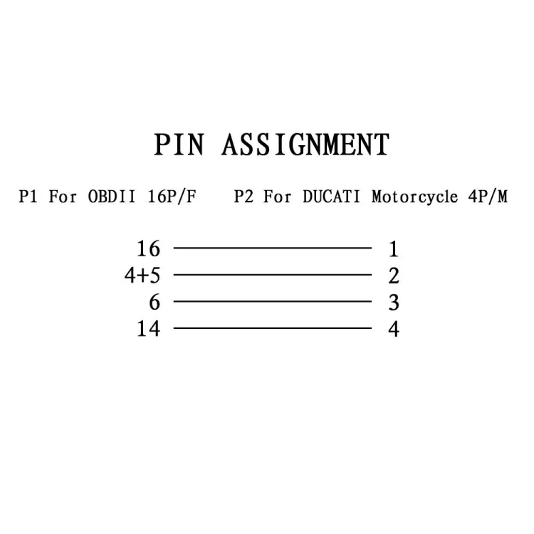 EDA0023627_2.webp 4 Pin OBD Cable for Ducati Motorcycle - Image 3