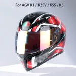 Motorcycle Helmet Visor Anti-UV Wind Shield Lens For AGV K1 / K3SV / K5 - Image 3
