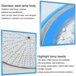 LED Stainless Steel Wall-mounted Pool Light Landscape Underwater Light - Image 6