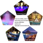 LED Stainless Steel Wall-mounted Pool Light Landscape Underwater Light - Image 8