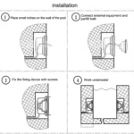 LED Recessed Swimming Pool Light Underwater Light Source - Image 7