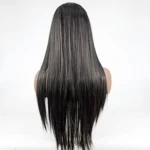 Centre-parted Long Straight Wig Headgear for Women - Image 3