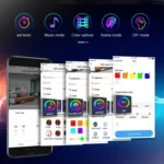 GVVOOHOME LED Symphony Remote Control Floor Atmosphere Light - Image 8