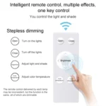 Macaron LED Square Ceiling Lamp, Stepless Dimming - Image 5