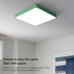 Macaron LED Square Ceiling Lamp, Stepless Dimming - Image 6