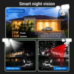 ESCAM QF612 3MP WiFi IP Camera & Floodlight, Support Night Vision / PIR Detection - Image 4