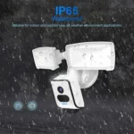 ESCAM QF612 3MP WiFi IP Camera & Floodlight, Support Night Vision / PIR Detection - Image 6