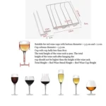 304 Stainless Steel Hanging Wine Glass Shelf Drain Rack Cup Holder - Image 3
