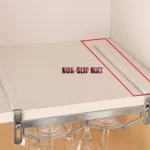 304 Stainless Steel Hanging Wine Glass Shelf Drain Rack Cup Holder - Image 5