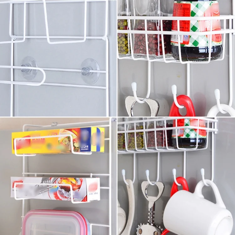EDA00265901_2.webp Multi-layer Fridge Storage Rack Side Shelf Sidewall Holder Multi-function Kitchen Organizer Household - Image 3