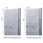 Multi-layer Fridge Storage Rack Side Shelf Sidewall Holder Multi-function Kitchen Organizer Household - Image 5