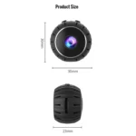X10 HD Infrared Night Vision Mini WiFi Camera With Base - Image 2