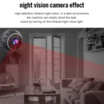 X10 HD Infrared Night Vision Mini WiFi Camera With Base - Image 4