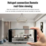 X10 HD Infrared Night Vision Mini WiFi Camera With Base - Image 5