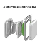 Findmy Tag Square Smart Bluetooth Anti- lost Alarm Locator Tracker - Image 3