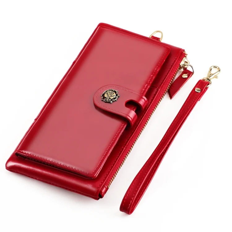 EDA002887601A_1.webp 3506 Oil Wax Vintage Texture RFID Anti-Degaussing Hand Held Wallet for Ladies - Image 7