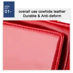 3506 Oil Wax Vintage Texture RFID Anti-Degaussing Hand Held Wallet for Ladies - Image 3