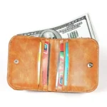 3537 Folding Short RFID Anti-Theft Coin Purse for Ladies - Image 7