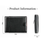 9651 Ultra-thin Two-fold RFID Anti-theft Wallet For Men and Women - Image 2