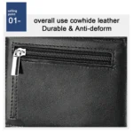 9651 Ultra-thin Two-fold RFID Anti-theft Wallet For Men and Women - Image 4