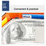 9651 Ultra-thin Two-fold RFID Anti-theft Wallet For Men and Women - Image 5