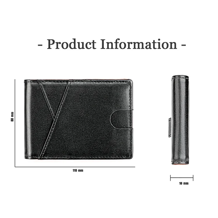 EDA002890101_B1.webp 9653SN Men and Women Two-fold RFID Anti-theft Wallet with Y-shaped Front Pocket - Image 2