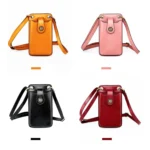 SJB68 Second Cowhide Mini Crossbody Mobile Phone Bag for Ladies - Image 2