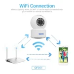 ESCAM QF005 4MP Indoor HD WiFi Pan-tilt Camera, Support Motion Detection / Two-way Audio / Night Vision - Image 5