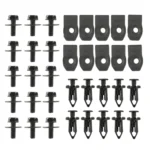 35 in 1 Car Hood Fender Bumper Fixing Kit for Infiniti G35 Sedan 2003-2008