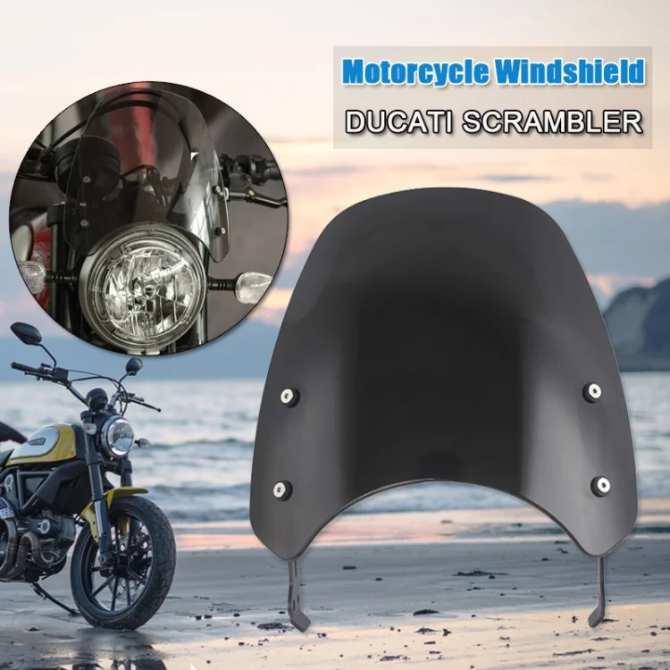 EDA003050701_B2.webp XRL-DF-7654 Motorcycle Headlight Retro Windshield for DUCATI - Image 3