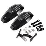 HP-HS002 1 Pair Motorcycle PC Front Windshield Handguard for Harley 883 / x48 / 1200 - Image 6