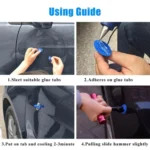 38 in 1 12V Car Cigarette Lighter Plug Paintless Dent Puller - Image 7